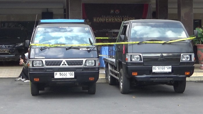 Barang bukti pikap yang diamankan dari pelaku