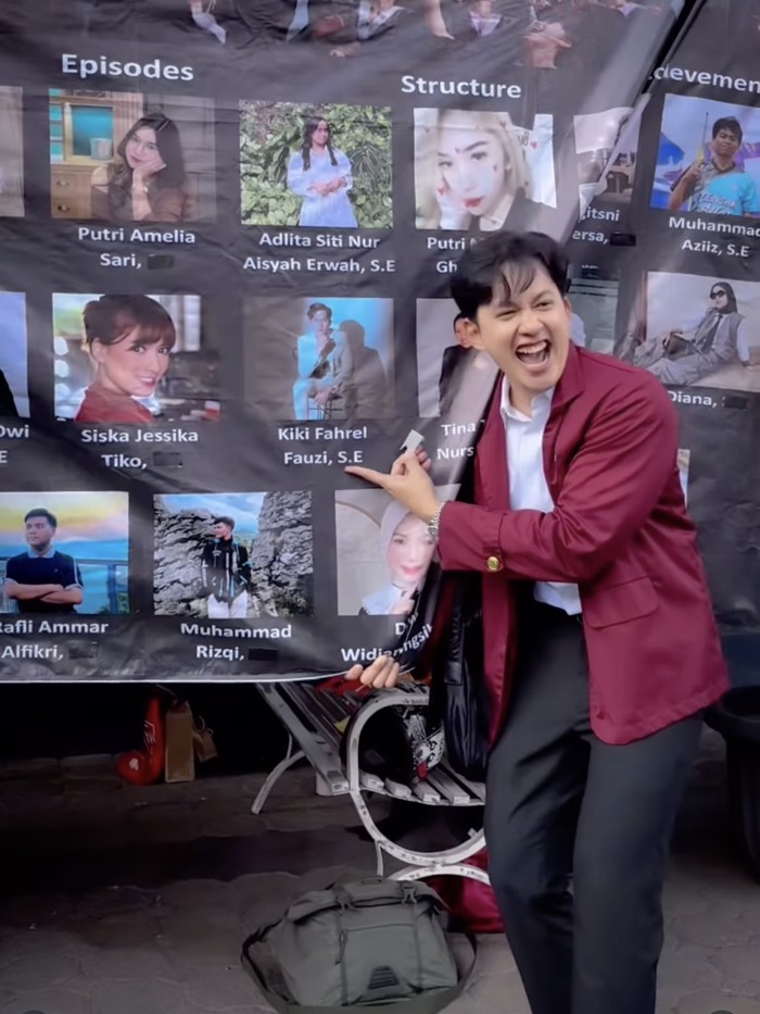 Chika Jessica Chika Jessica, Dwi Andhika, dan Kiki Farrel jadi Sarjana Ekonomi.