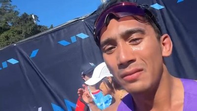 Daffa Wardhana Nangis Usai Marathon di Sydney, Ariel Tatum Bangga