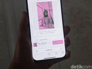 Link-Cara Edit Foto Pink Hijau Tren Brave Pink Hero Green untuk Profil Medsos