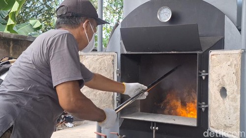 Insinerator di TPS Sandubaya, Bertais, Kota Mataram, Rabu (3/9/2025).