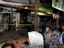 2 Kios Pedagang di Pasar Lakessi Parepare Terbakar Diduga Dipicu Korsleting