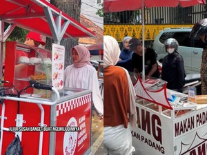 5 Makanan Resto Dijual di Gerobak Keliling, Ada Ayam Geprek hingga Nasi Padang