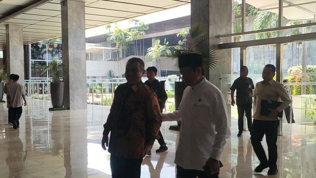 Menag Nasaruddin Umar salah satu menteri yang sudah mulai rapat di DPR, Rabu (3/9/2025)