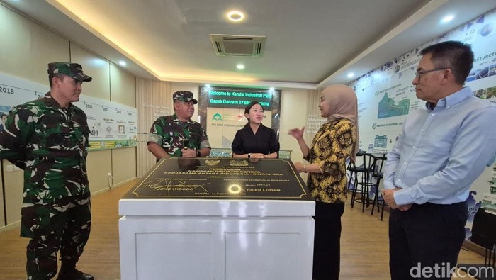 Patroli gabungan di Kendal, Rabu (3/9/2025). Salah satu objek vital yang dipantau yakni KEK Kendal.