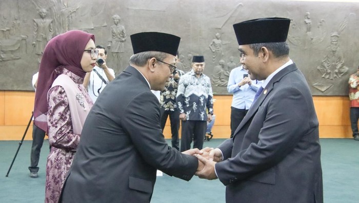 Pelantikan Wibowo Prasetyo jadi anggota MPR RI