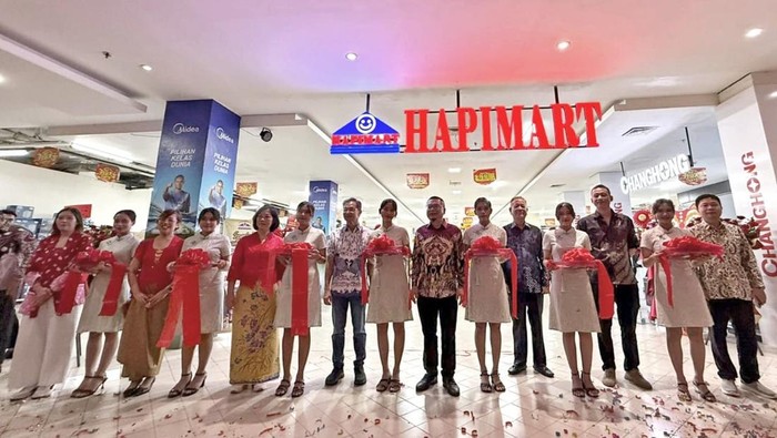 Peresmian gerai HAPIMART di ITC Kuningan