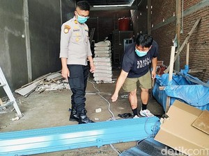 Tukang Las di Polman Tewas Tertimpa Pintu Besi Ruko