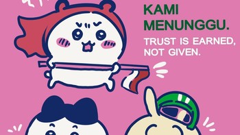 Menggambarkan semangat Resistance Blue Brave Pink Hero Green Foto: X.com