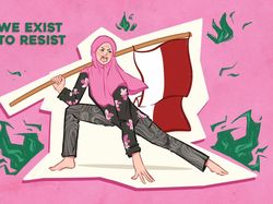 Keren! Poster Kreatif Gerakan Brave Pink hingga Warga Jaga Warga