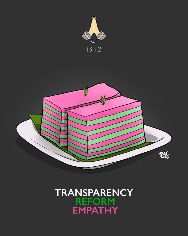 Poster Kreatif Brave Pink