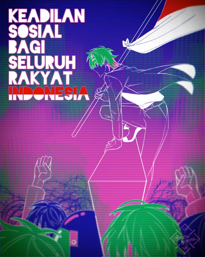 Poster Kreatif Brave Pink