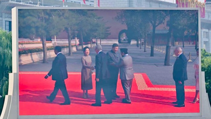 Prabowo hadiri parade meliter China Prabowo hadiri parade meliter China