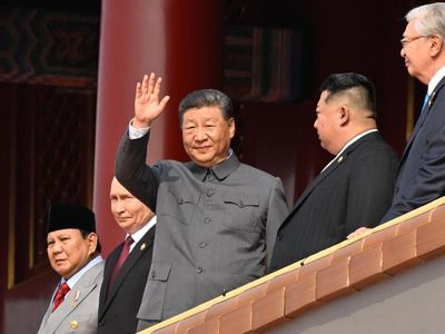 Potret Prabowo Berdiri Sejajar dengan Xi Jinping, Putin dan Kim Jong Un