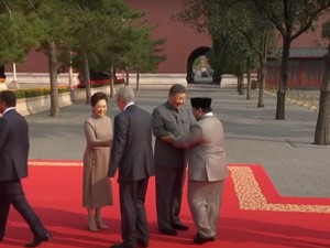 Prabowo Hadiri Parade Militer China, Disambut Xi Jinping
