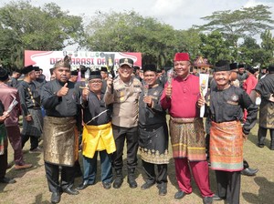 Ratusan Warga Kuansing Deklarasi Damai, Tolak Provokasi dan Anarkisme