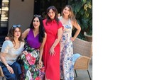 Diah Permatasari membagikan momen nongkrong bareng dengan Diana Pungky, Cut Keke, dan Sarah Azhari.  Foto: Instagram @dps_diahpermatasari