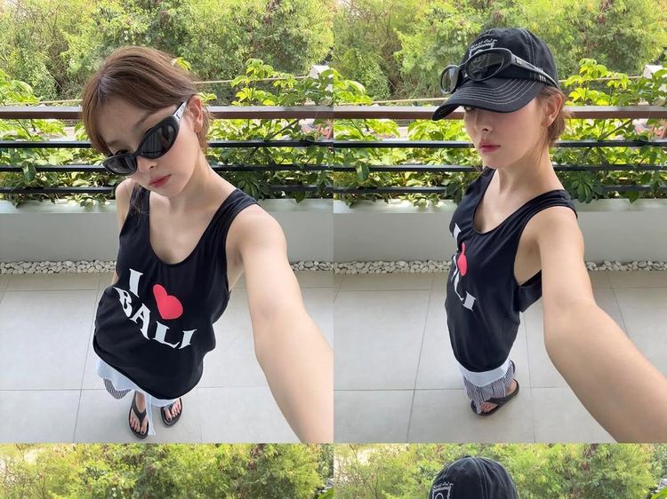 7 Gaya Seulgi Red Velvet Liburan ke Bali, Bikin Pohon Pisang Jadi Aesthetic