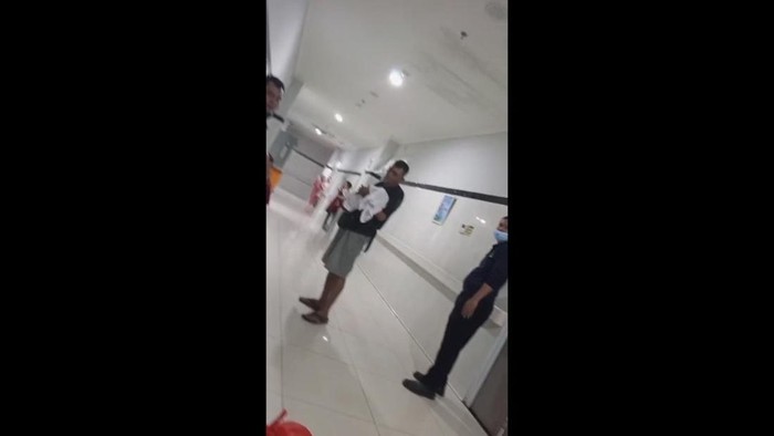 Tangkap layar video pasien meninggal dunia di RSBT Pangkalpinang.