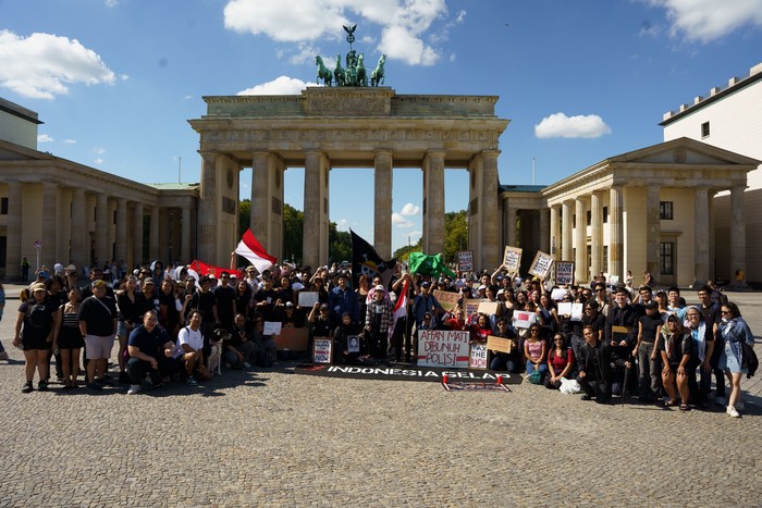 Aksi Berlin Bergerak oleh Diaspora Indonesia di Jerman