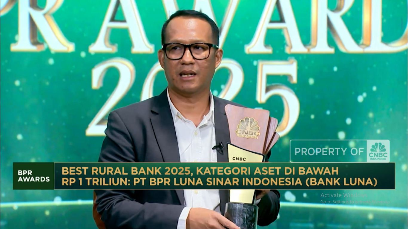 Bank Luna Raih Best Rural Bank 2025 Kategori Aset di Bawah Rp 1 Triliun(CNBC Indonesia TV)