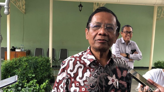 Eks Menkopolhukam, Mahfud MD, di Kompleks Kepatihan Kota Jogja, Kamis (4/9/2025).