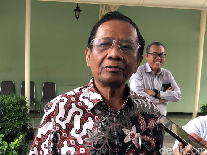 Eks Menkopolhukam, Mahfud MD, di Kompleks Kepatihan Kota Jogja, Kamis (4/9/2025).