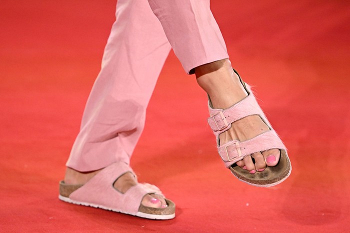 VENICE, ITALY - SEPTEMBER 03: Jason Momoa (Shoes detail) attends the Cartier Glory To The Filmmaker Award 2025 and the 