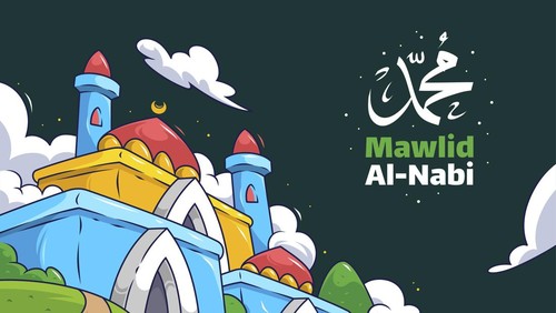 ILUSTRASI MAULID NABI 2025.