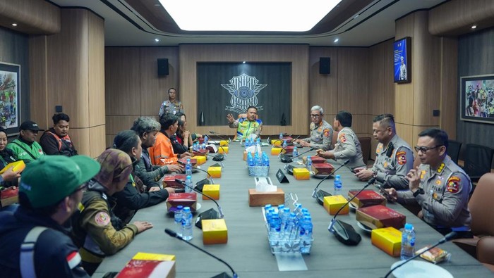 Kakorlantas Diskusi bersama Ojol