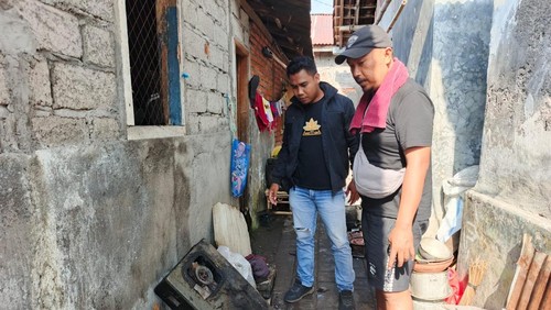 Lokasi kebakaran rumah di Banjar Dinas Kauman, Pengastulan, Seririt, Buleleng, Kamis (4/9/2025).