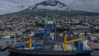 Badan Pusat Statistik (BPS) mencatat Neraca perdagangan barang Indonesia mengalami surplus 23,65 miliar dolar Amerika sepanjang periode Januari-Juli 2025 atau naik 7,40 miliar dibandingkan periode yang sama 2024. Foto: ANTARA FOTO/ANDRI SAPUTRA
