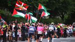 Semarak Bendera Palestina dalam Balap Sepeda di Spanyol