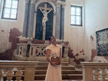 Foto Lee Min Jung di Gereja yang Jadi Sasaran Kritik