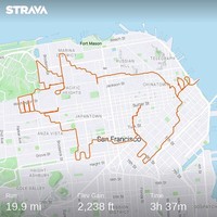 Pelari Buat Lukisan Pakai Aplikasi Strava