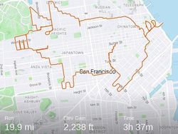 Keren! Pelari Bikin Lukisan Jalur Lari dengan Aplikasi Strava