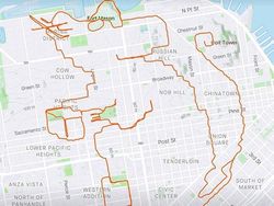 Keren! Pelari Bikin Lukisan Jalur Lari dengan Aplikasi Strava