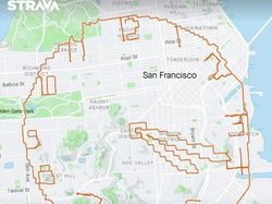 Keren! Pelari Bikin Lukisan Jalur Lari dengan Aplikasi Strava