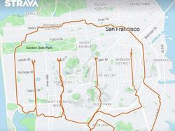 Keren! Pelari Bikin Lukisan Jalur Lari dengan Aplikasi Strava