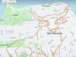 Keren! Pelari Bikin Lukisan Jalur Lari dengan Aplikasi Strava