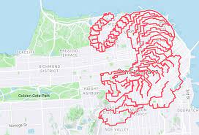 Pelari Buat Lukisan Pakai Aplikasi Strava