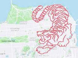 Keren! Pelari Bikin Lukisan Jalur Lari dengan Aplikasi Strava