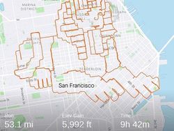 Keren! Pelari Bikin Lukisan Jalur Lari dengan Aplikasi Strava