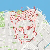Pelari Buat Lukisan Pakai Aplikasi Strava