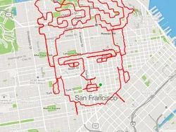 Keren! Pelari Bikin Lukisan Jalur Lari dengan Aplikasi Strava