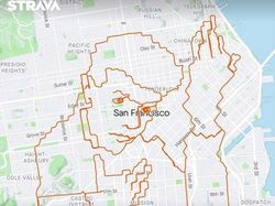 Keren! Pelari Bikin Lukisan Jalur Lari dengan Aplikasi Strava
