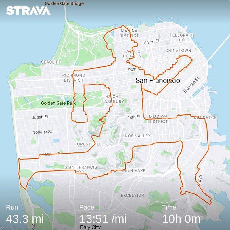 Pelari Buat Lukisan Pakai Aplikasi Strava