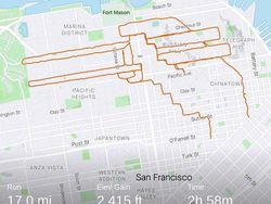 Keren! Pelari Bikin Lukisan Jalur Lari dengan Aplikasi Strava