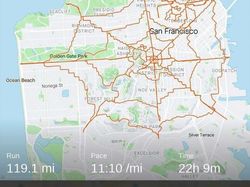 Keren! Pelari Bikin Lukisan Jalur Lari dengan Aplikasi Strava