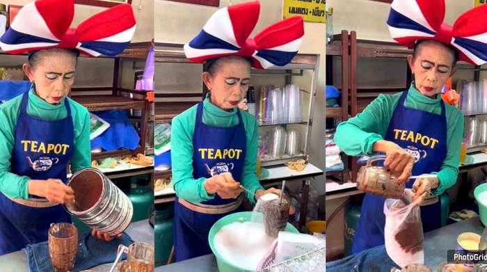 Penjual milo nyentrik